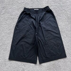 Acne Studios Morello Te Pop PAW15 Baggy Wide Leg Bermuda Pants Mens 42 Black